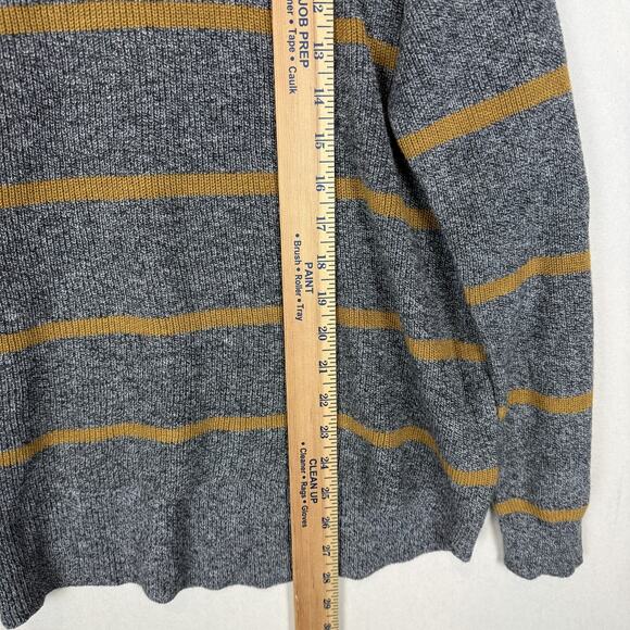 American Eagle Outfitters Sweater Womens Small Gray Striped Knitted Jegging Fit - Picture 10 of 10